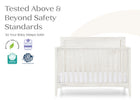 Antique White (1545) 8-Kendall 6-in-1 Convertible Crib