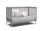 Grey with Natural (1359) 27-Essex 4-in-1 Convertible Crib