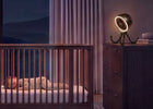 Black (001) 2-Portable LED Stroller Fan with Light & Flexible Legs
