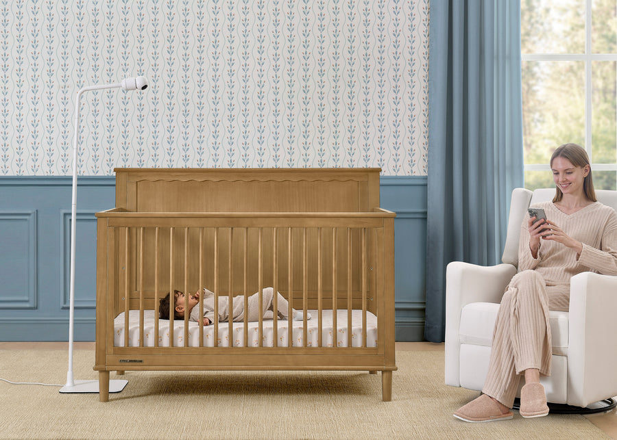 White (100) 1-Smart Sleep Baby Monitor with Floor Stand