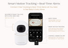 White (100) 7-Smart Sleep Baby Monitor with Floor Stand