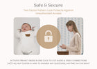 White (100) 12-Smart Sleep Baby Monitor with Floor Stand