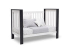 Bianca White with Textured Midnight Grey (181) 6-Miles 4-in-1 Convertible Crib