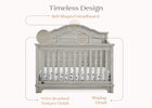 Rustic Mist (1373) 22-Asher 6-in-1 Convertible Crib