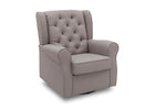 DCB: French Grey (1304) 10-Emma Nursery Glider Swivel Rocker Chair