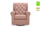 Blush (636) 3-Emma Nursery Glider Swivel Rocker Chair