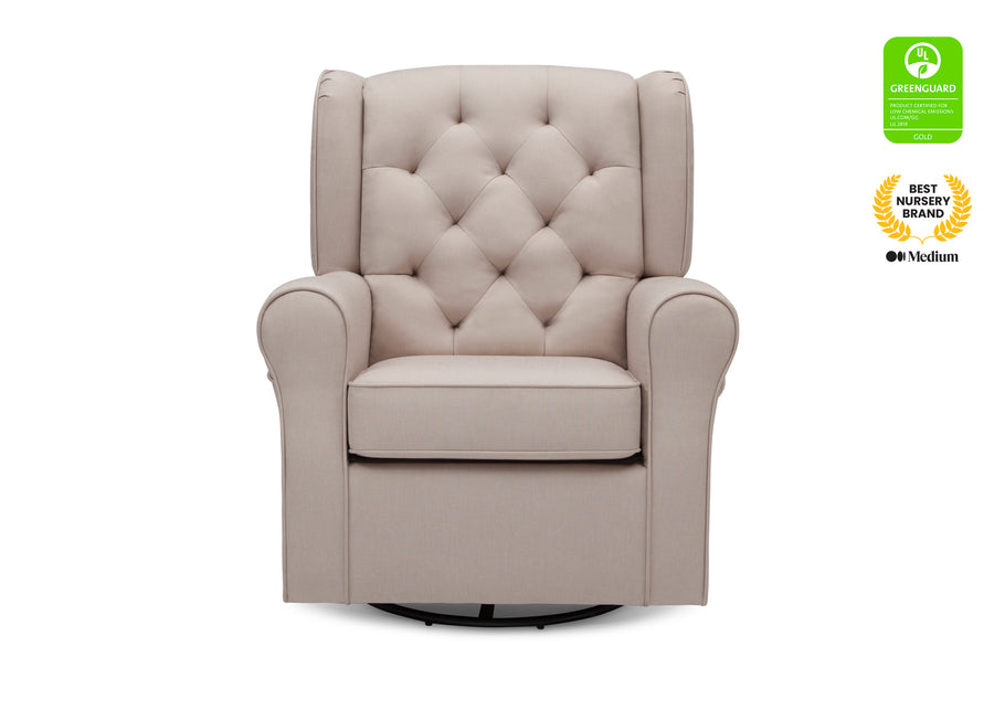 Flax (710) 15-Emma Nursery Glider Swivel Rocker Chair