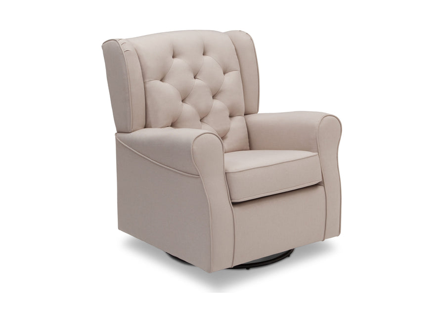 DCB: Flax (710) 16-Emma Nursery Glider Swivel Rocker Chair