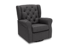 DCB: Charcoal Grey (931) 4-Emma Nursery Glider Swivel Rocker Chair