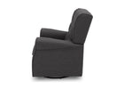 Charcoal Grey (931) 3-Emma Nursery Glider Swivel Rocker Chair