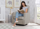 Taupe (065) 2-Blair Slim Nursery Glider Swivel Rocker Chair