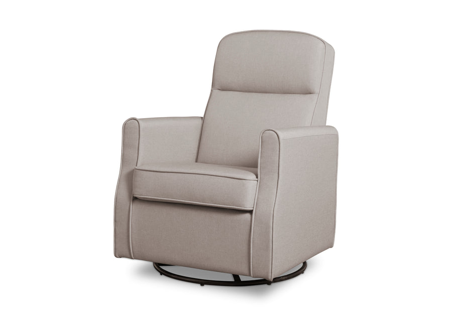Taupe (065) 5-Blair Slim Nursery Glider Swivel Rocker Chair