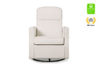 Cream (743) 14-Blair Slim Nursery Glider Swivel Rocker Chair