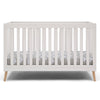 DCB: Bianca White with Natural (123) 15-Essex 4-in-1 Convertible Crib