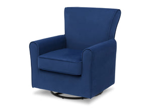 Blue Velvet (469) 12-Elena Nursery Glider Swivel Rocker Chair