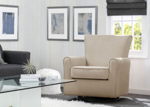 Toast Velvet (932) 33-Elena Nursery Glider Swivel Rocker Chair
