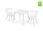 Bianca White (130) 7-Windsor Table & 2 Chair Set