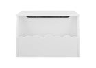 White toy box with scalloped edge on a white background 11-Cloud Toy Box