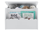 Toy storage box with stuffed animals and children's books on a white background 10-Cloud Toy Box