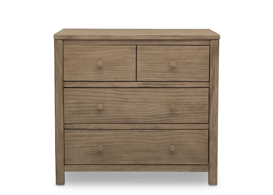 Rustic Driftwood (112) 28-Cambridge 3 Drawer Dresser