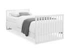 Bianca White with Natural (123) 27-Essex Convertible Mini Baby Crib with 2.75-Inch Mattress, Greenguard Gold Certified