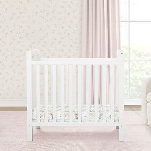 Classic Mini Crib with 2.75-inch Mattress - Convertible to Twin Bed 42-Classic Mini Crib with 2.75-inch Mattress - Convertible to Twin Bed