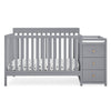 DCB: Grey with Natural (1359) 20-Flynn 5-in-1 Convertible Crib and Changer