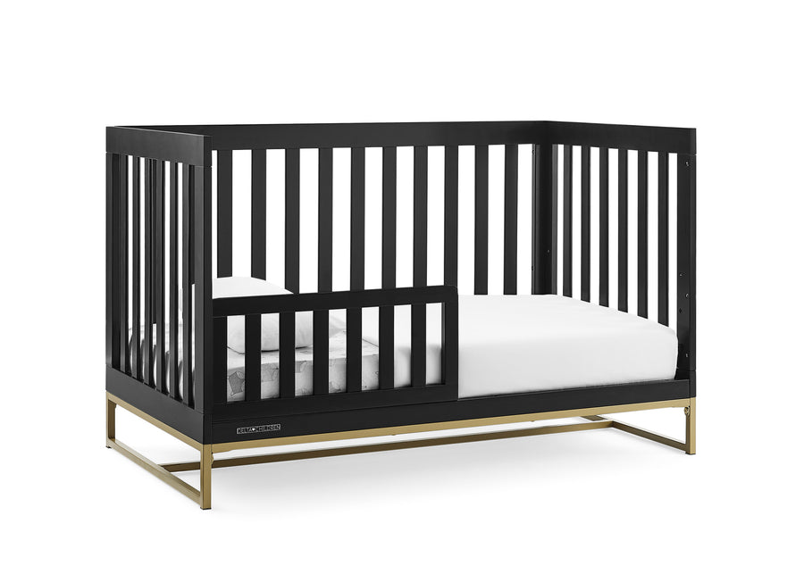 Ebony with Melted Bronze (1500) 28-Jade 4-in-1 Convertible Crib