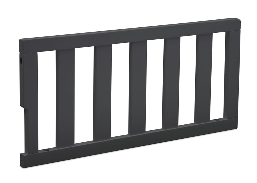 Delta Children Charcoal Grey (029) Bennington Elite Toddler Guardrail (550725), Right Angle, a2a 1-Bennington Elite Toddler Guardrail (550725)