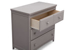 Grey (026) 18-Emerson 3 Drawer Dresser with Changing Top