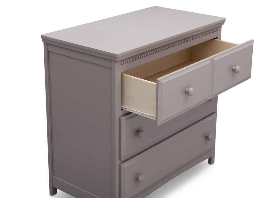 Grey (026) 18-Emerson 3 Drawer Dresser with Changing Top