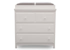 Bianca White (130) 14-Emerson 3 Drawer Dresser with Changing Top