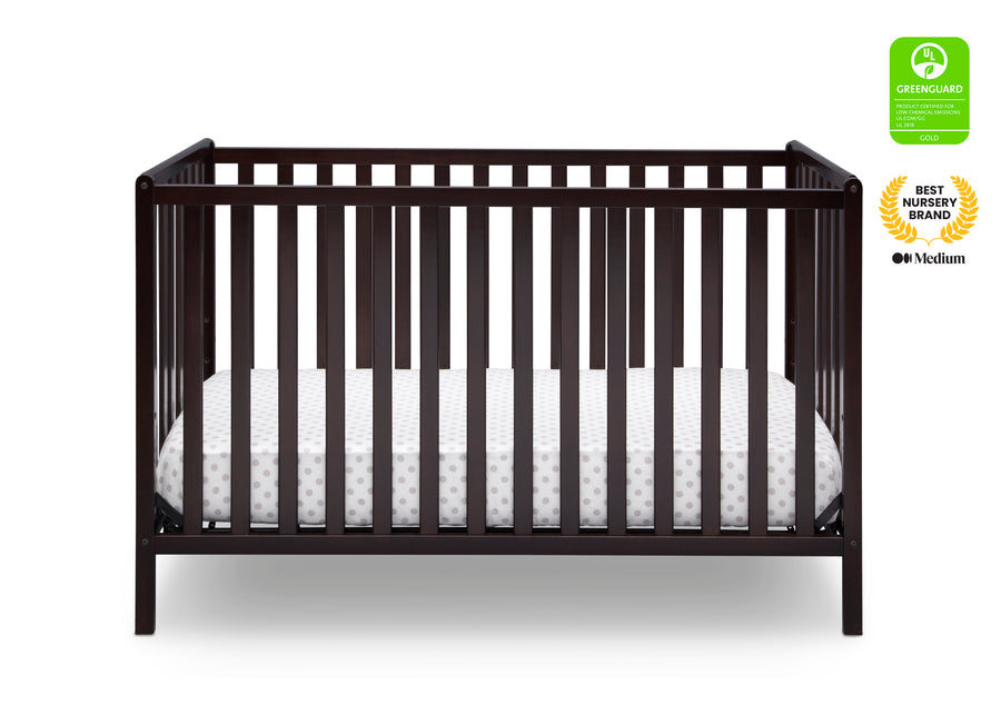 Dark Chocolate (207) 2-Heartland 4-in-1 Convertible Crib