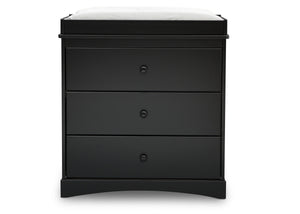 Ebony (0011) 3-Skylar 3 Drawer Dresser with Changing Top