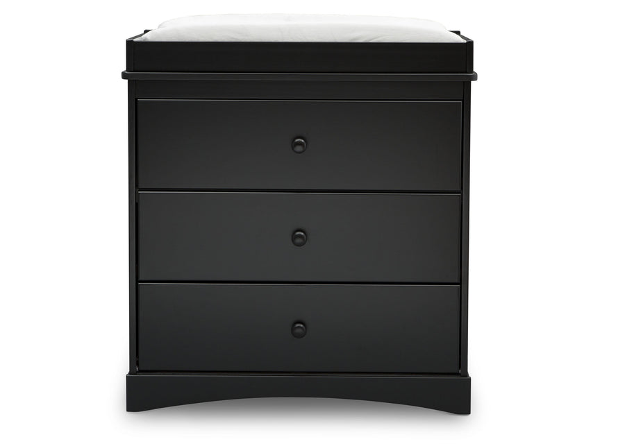 Ebony (0011) 16-Skylar 3 Drawer Dresser with Changing Top