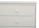 Bianca White (130) 10-Skylar 3 Drawer Dresser with Changing Top
