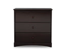 Dark Chocolate (207) 13-Skylar 3 Drawer Dresser with Changing Top