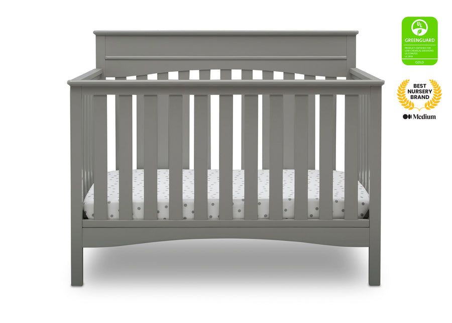 Grey (026) 12-Skylar 6-in-1 Convertible Crib