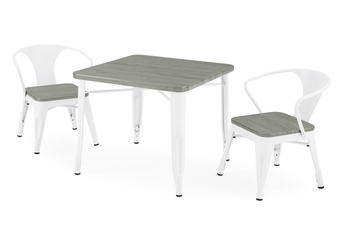 White with Grey Barnboard (153)