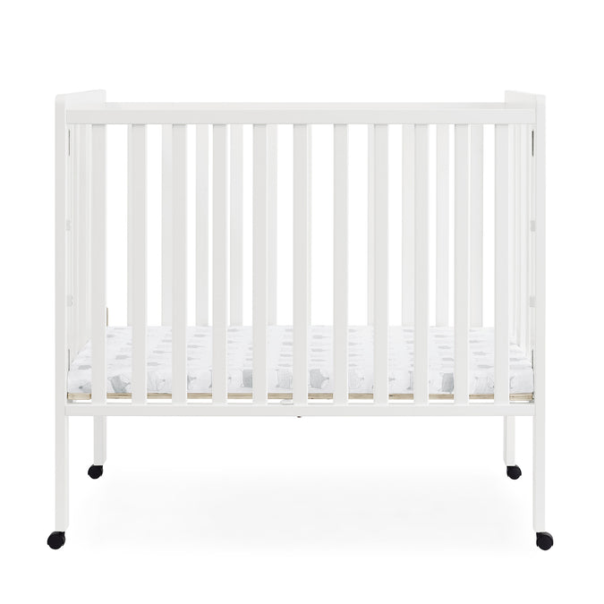 DCB: Bianca White (130) 28-Lee Portable Folding Mini Crib with 1.5-Inch Mattress