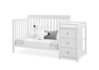 Bianca White with Natural (123) 5-Flynn 5-in-1 Convertible Crib and Changer