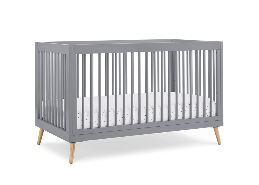 Grey with Natural (1359) 43-Jordan 4-in-1 Convertible Crib
