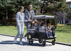 Grey Shadow (2363) 1-Jeep Wrangler Deluxe 4 Seater Stroller Wagon with Cooler Bag