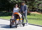 Grey with Bonfire Orange (2377) 1-Jeep Sport All-Terrain Stroller Wagon