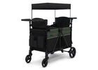 Black and Green (2378) 7-Jeep Aries Stroller Wagon
