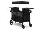 Black and Green (2378) 3-Jeep Aries Stroller Wagon
