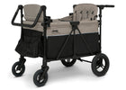 Black and Tan (2473) 3-Gladiator 4-Seater Stroller Wagon