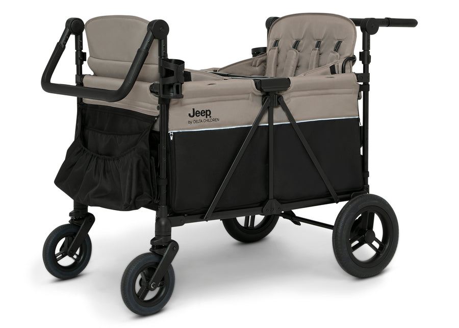Black and Tan (2473) 3-Gladiator 4-Seater Stroller Wagon