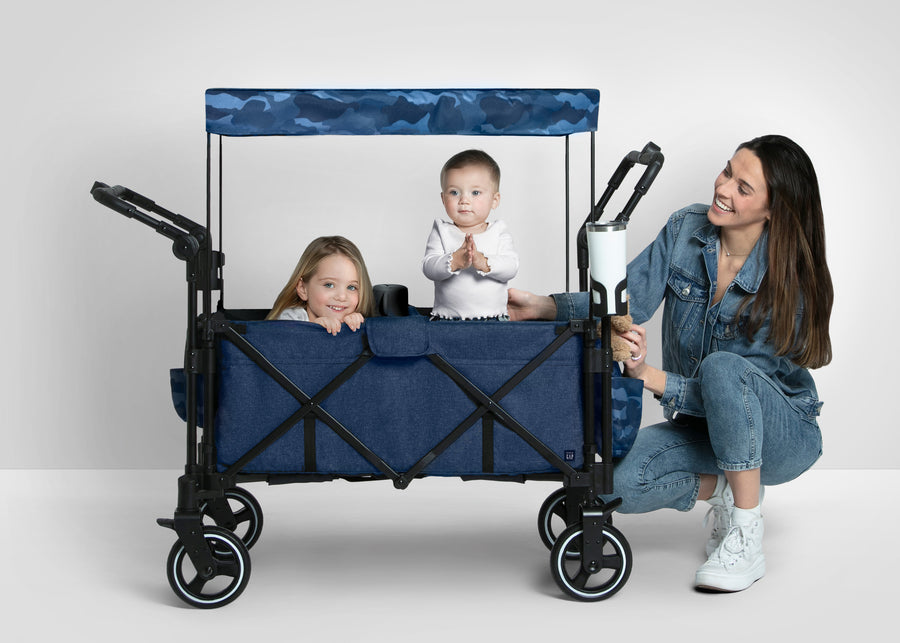 Navy Camo (2357) 1-babyGap Explorer Deluxe Stroller Wagon