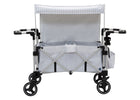 Collapsible outdoor wagon with a canopy on a white background 7-babyGap Explorer Deluxe Stroller Wagon